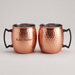 Copper Mug Pair