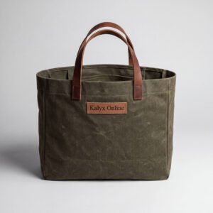 Waxed Canvas Tote